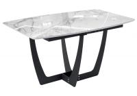 Стол Миссандея графит / белый мрамор фото Стол Миссандея графит / белый мрамор