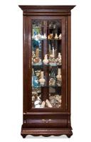 Шкаф Оскар с витриной ММ-210-01У/01 (угловой) фото Шкаф Оскар с витриной ММ-210-01У/01 (угловой). Фото №1