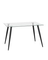 Стол Освальд 120х80 черные ножки. Фото №1