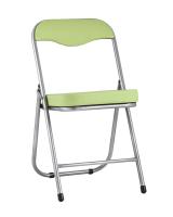 Стул складной ДЖОН металлик, салатовый. Фото №1