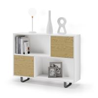 Узкая тумба NORA 3045.7 Blanco mate/Nordico