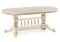 Стол Кантри крем / патина золото