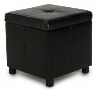 Квин пуф 410*410 College Black. Фото №1