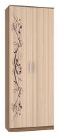 Натали Шкаф 2-створчатый ясень шимо темный/ясень шимоСветлый Натали Шкаф 2-створчатый ясень шимо темный/ясень шимоСветлый