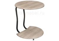 Журнальный стол Андромеда черный матовый / филадельфия грей