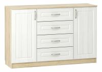 (Сильва) НМ 040.35 Тумба Оливия / дуб сонома / белый фото (Сильва) НМ 040.35 Тумба Оливия / дуб сонома / белый. Фото №1