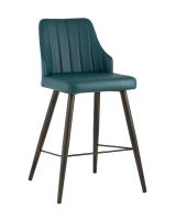 Стул полубарный Коналл экокожа темно-синий. Фото №1