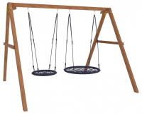 Качели детские Р911-21, коричневый фото Качели детские Р911-21, коричневый. Фото №1