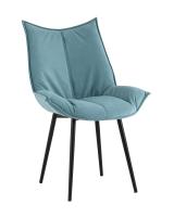 Стул Осло велюр пыльно-голубой фото Стул Осло велюр пыльно-голубой. Фото №1