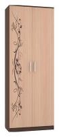 Натали Шкаф 2-створчатый венге/дуб млечный Натали Шкаф 2-створчатый венге/дуб млечный