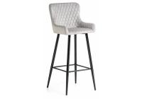 Барный стул Mint light gray / black фото Барный стул Mint light gray / black