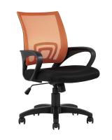 Кресло офисное TopChairs Simple оранжевое фото Кресло офисное TopChairs Simple оранжевое. Фото №1