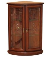 Шкаф для посуды угловой Милан 5 (стеклянные фасады) фото Шкаф для посуды угловой Милан 5 (стеклянные фасады). Фото №1