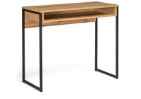 Стол, Лео Лофт дуб вотан / матовый черный. Фото №1