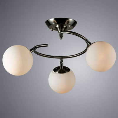 Потолочная люстра Arte Lamp Brooke A2717PL-3SS фото Потолочная люстра Arte Lamp Brooke A2717PL-3SS. Фото №2