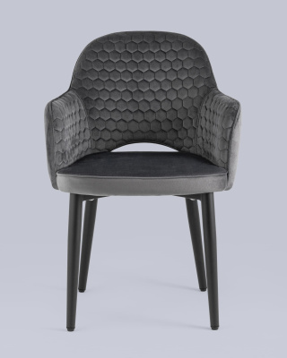 Стул Венера Хани велюр серый фото Стул Венера Хани велюр серый. Фото №5