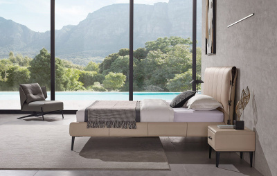 Тумба прикроватная GNS190 бежевая. Фото №5