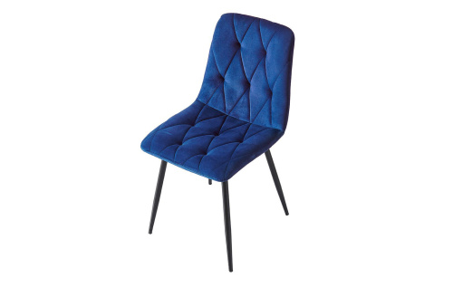 Стул C-1333 синий UF910-19/матовый черный. Фото №7