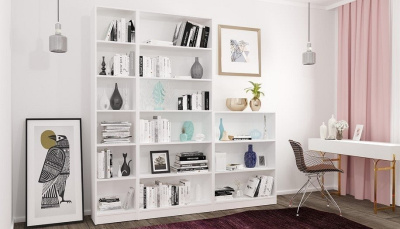 Стеллаж Polini Home Smart, белый. Фото №4