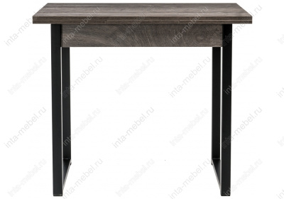 Стол деревянный Форли дуб рошелье / черный матовый. Фото