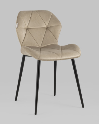 Стул Эдвин велюр капучино. Фото