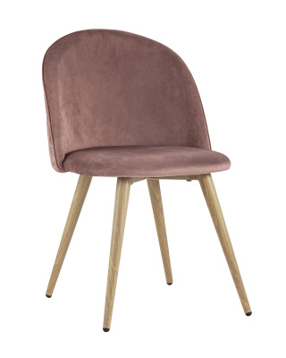 Стул Лион велюр с ромбами розовый фото Стул Лион велюр с ромбами розовый. Фото №2