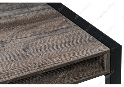 Стол Маньяра дуб рошелье / черный матовый. Фото