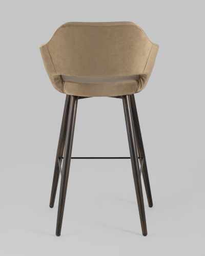 Стул барный Саймон велюр капучино. Фото №6