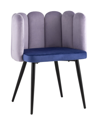 Кресло Карнавал сиреневое/синее. Фото