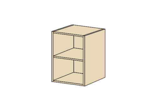 Шкаф гл. 404 мм с задней стенкой ДСП 18мм, открытый Европа Лайт фото Шкаф гл. 404 мм с задней стенкой ДСП 18мм, открытый Европа Лайт. Фото №1