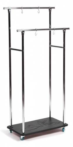 Вешалка гардеробная MAPLE МДФ/металл, 72*40*158 см, Венге. Фото №1