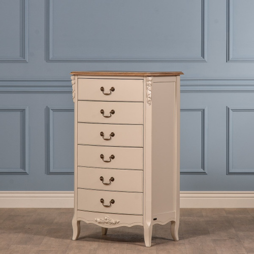 S6614 Комод высокий 6 ящиков SIENA. Фото №1