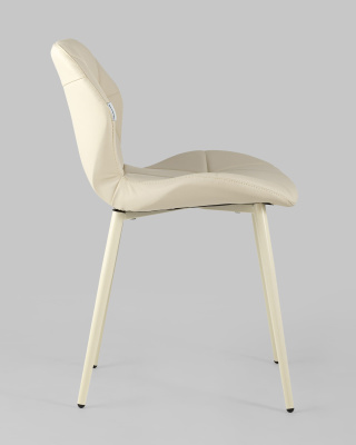 Стул Эдвин экокожа кремовый. Фото