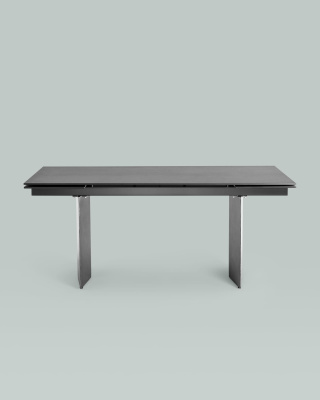 Стол обеденный Селин раскладной 180-260*90 керамика темная фото Стол обеденный Селин раскладной 180-260*90 керамика темная. Фото №4