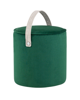 Пуф Джерри велюр изумрудный. Фото №2