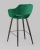 Стул барный Саймон велюр темно-зеленый. Фото №7