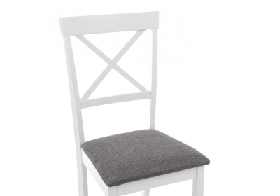 Стул деревянный Стул Shem white / light grey. Фото №3