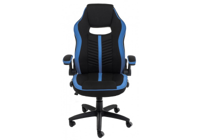 Стул Plast черный / голубой. Фото №2