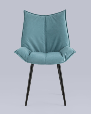 Стул Осло велюр пыльно-голубой фото Стул Осло велюр пыльно-голубой. Фото №5