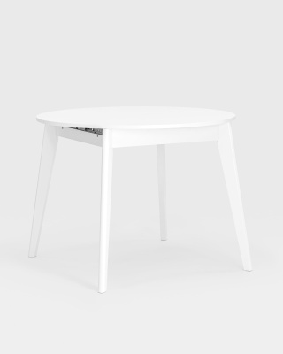 Стол Rondo 100-135*100 белый фото Стол Rondo 100-135*100 белый. Фото №3