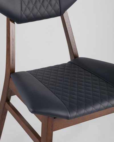 Стул обеденный TOR синий ПУ 4 шт.. Фото №10