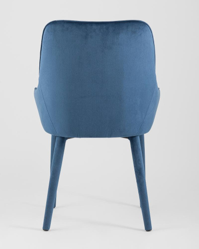 Стул Диана сине-зеленый ножки велюр фото Стул Диана сине-зеленый ножки велюр. Фото №5