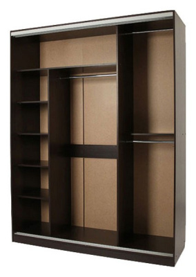 Бассо 4-600* (полки слева) венге. Фото №2