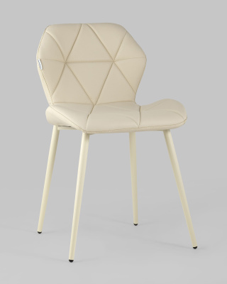 Стул Эдвин экокожа кремовый. Фото