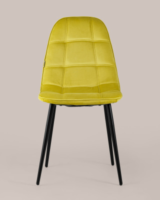 Стул Тейлор велюр желтый фото Стул Тейлор велюр желтый. Фото