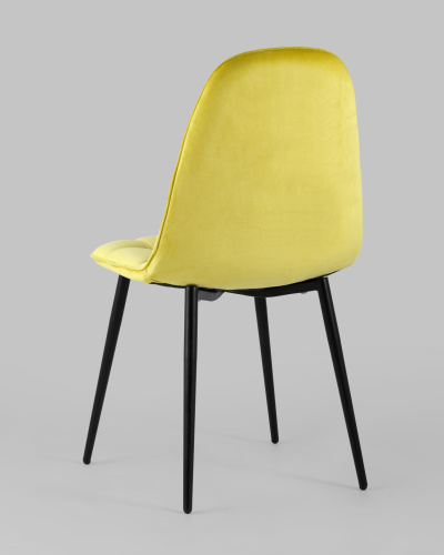 Стул Тейлор велюр желтый. Фото №7