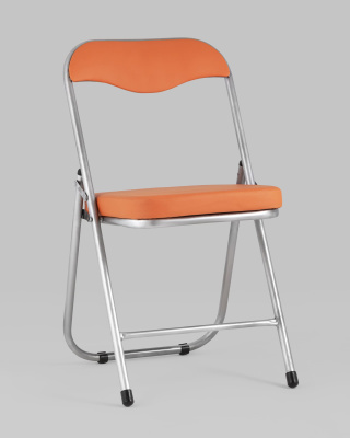 Стул складной ДЖОН металлик, оранжевый. Фото №3