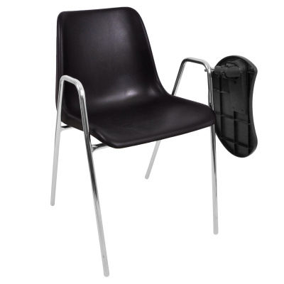 Стул Vicenza-4 высокие ножки с подлокотниками хром + столик TLT. Фото