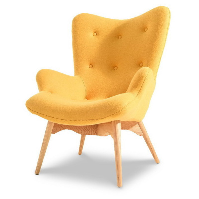 Кресло DC917 yellow-желтое. Фото