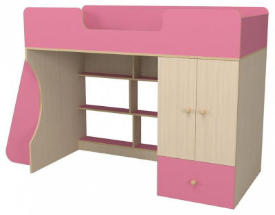 Набор для детской Р446, древесина коричневая светлая дуб. Фото №3